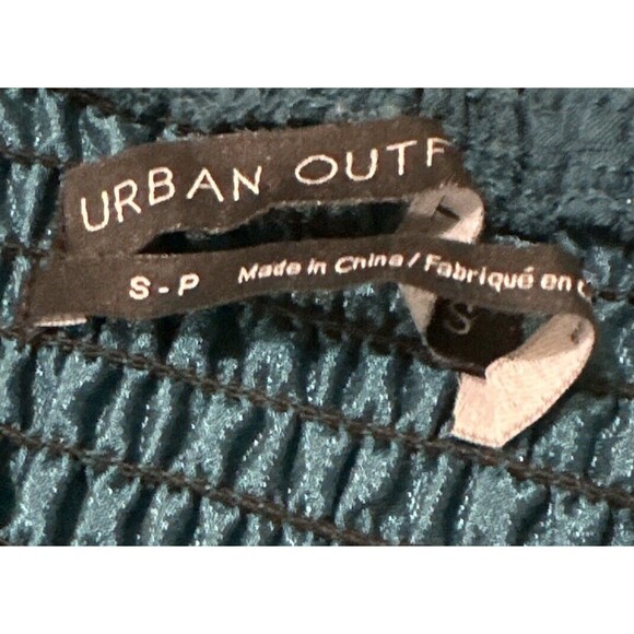 Urban‎ Outfitter River Smocked Long Sleeve Mini Dress Size Small EUC - Picture 3 of 4